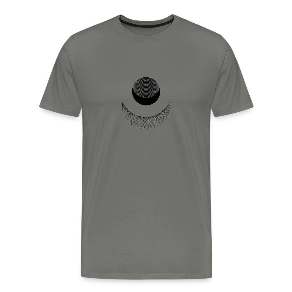 Satellite I Men's Premium T-Shirt - asphalt gray