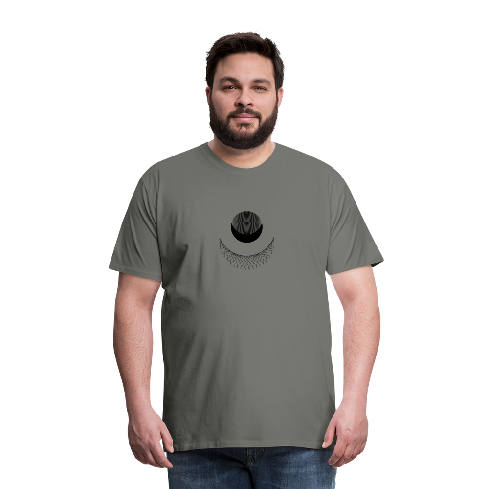 Satellite I Men's Premium T-Shirt - asphalt gray