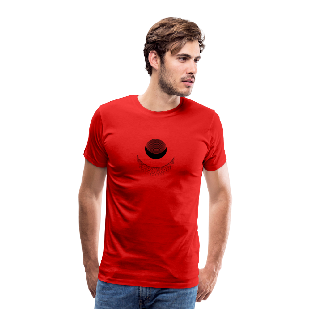 Satellite I Men's Premium T-Shirt - red