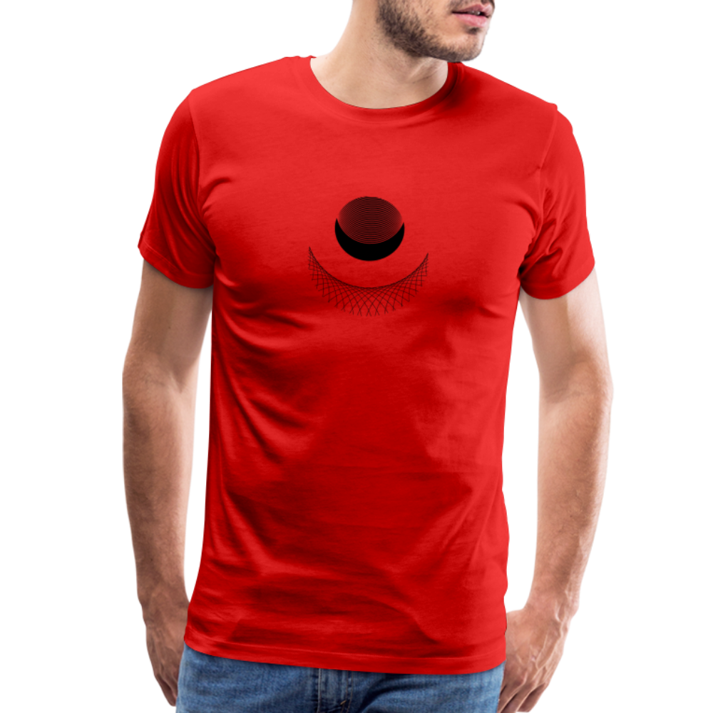 Satellite I Men's Premium T-Shirt - red