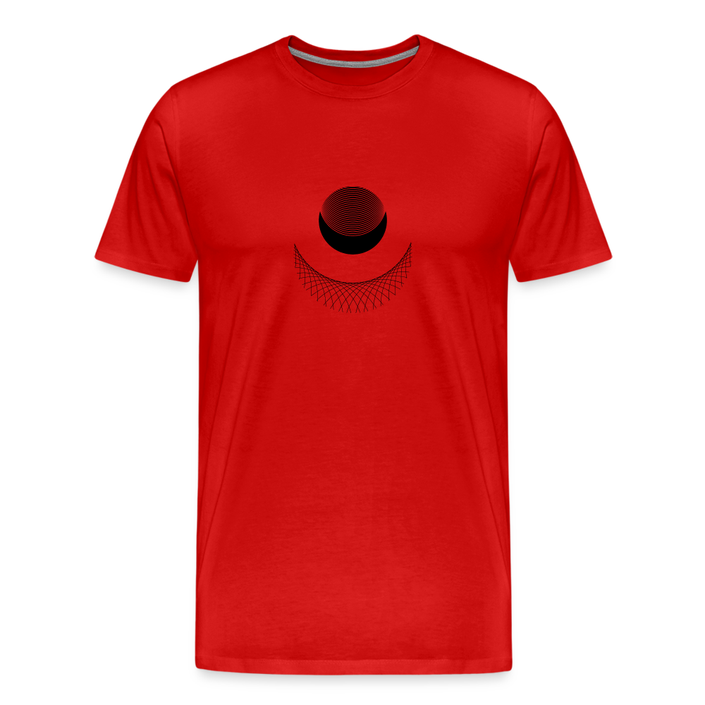 Satellite I Men's Premium T-Shirt - red