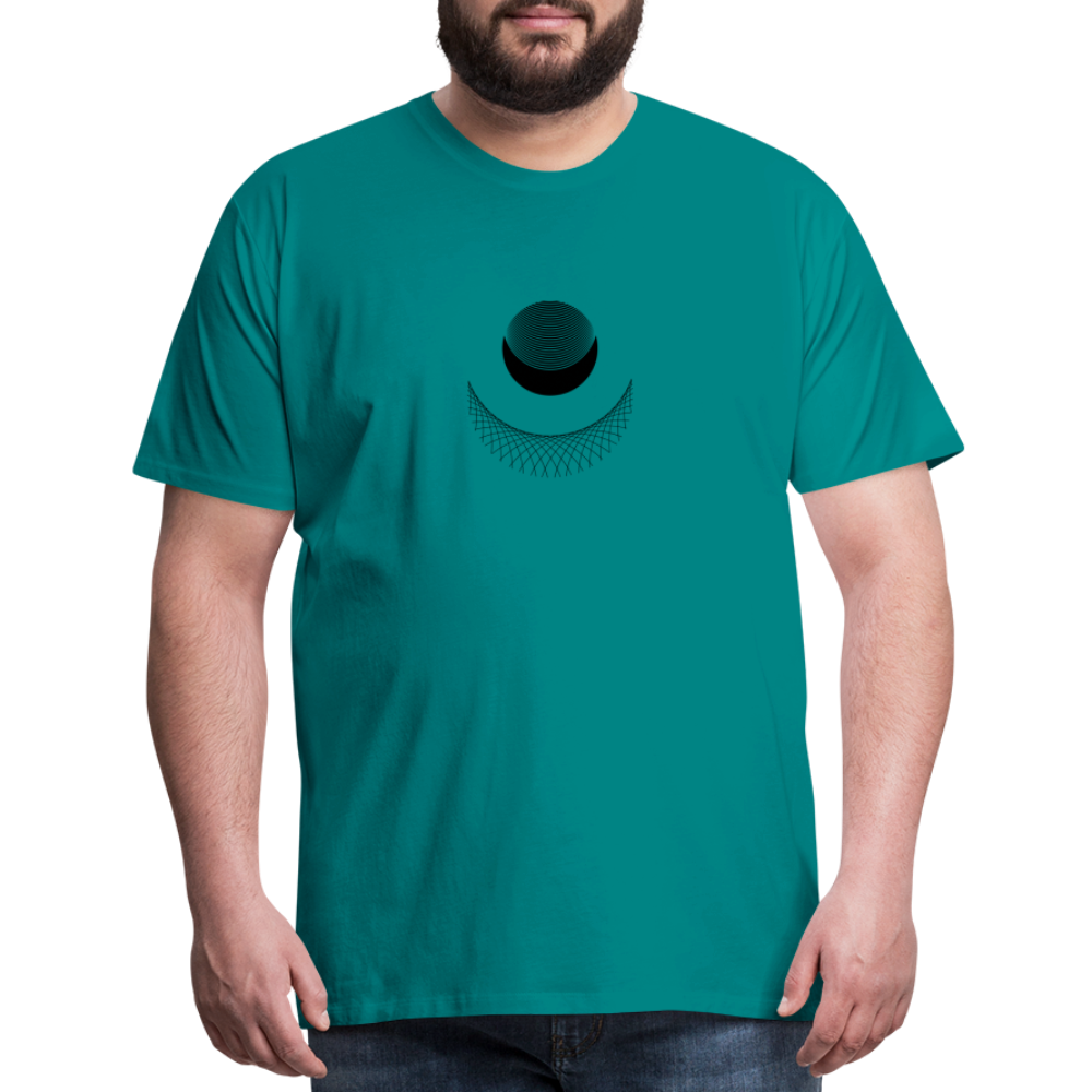 Satellite I Men's Premium T-Shirt - teal