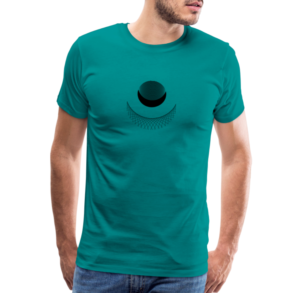 Satellite I Men's Premium T-Shirt - teal