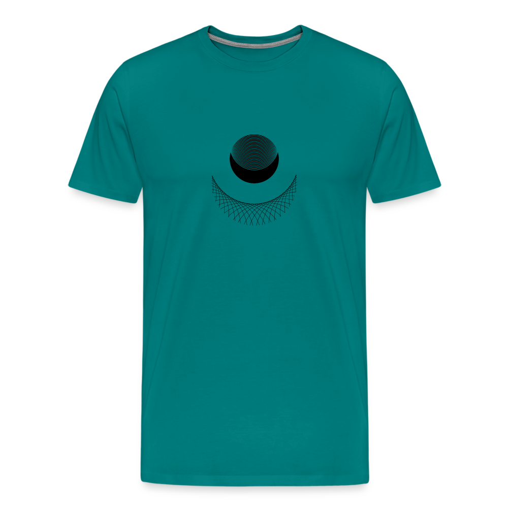 Satellite I Men's Premium T-Shirt - teal