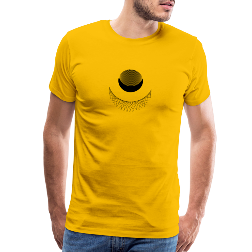 Satellite I Men's Premium T-Shirt - sun yellow