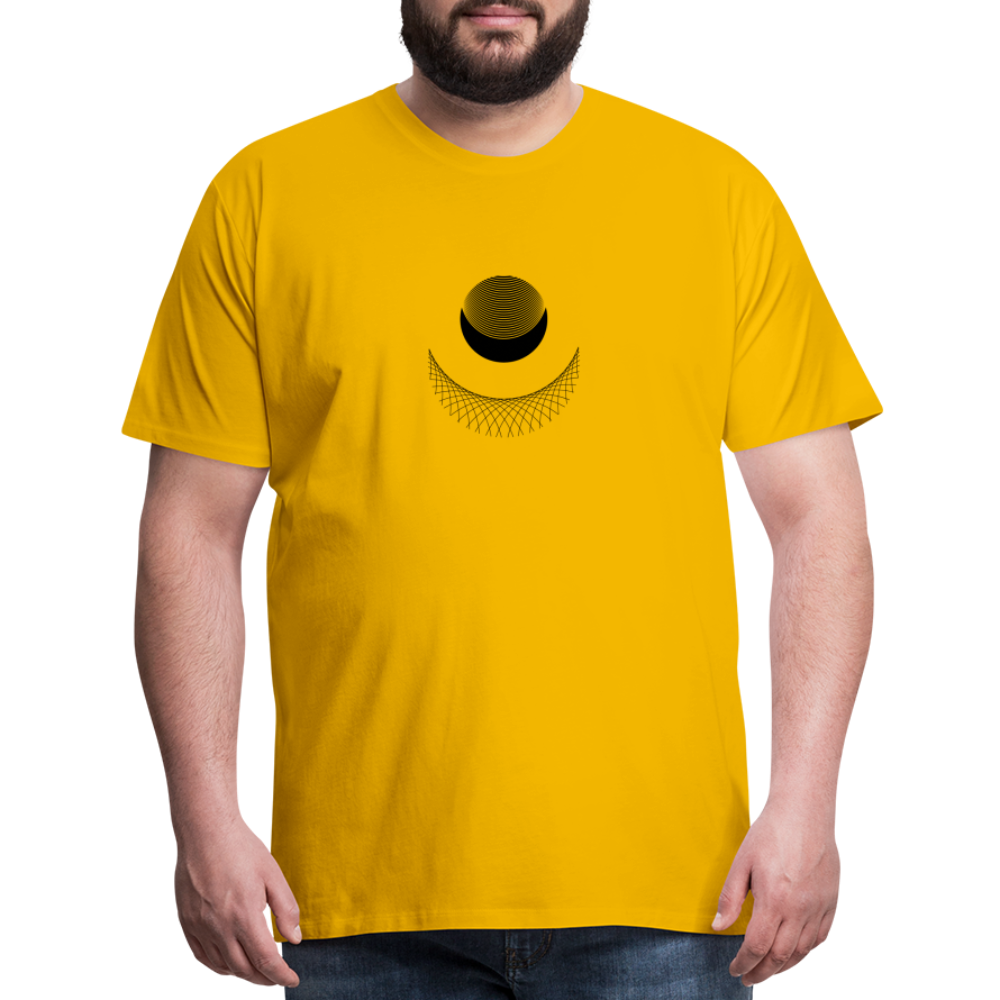 Satellite I Men's Premium T-Shirt - sun yellow