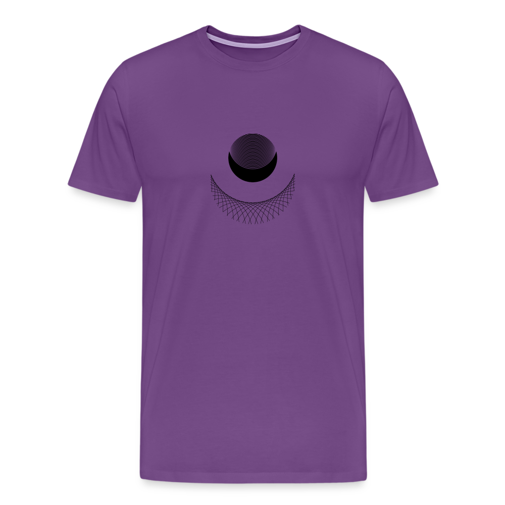 Satellite I Men's Premium T-Shirt - purple