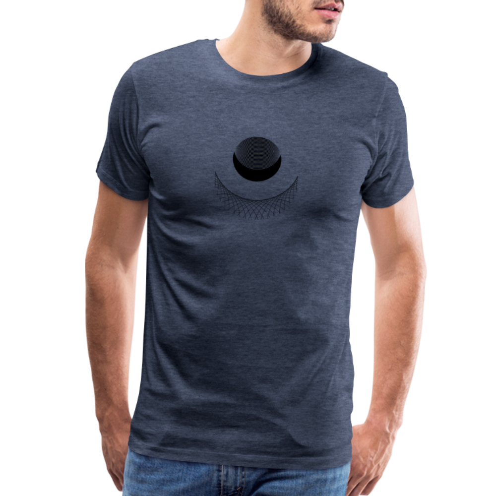 Satellite I Men's Premium T-Shirt - heather blue