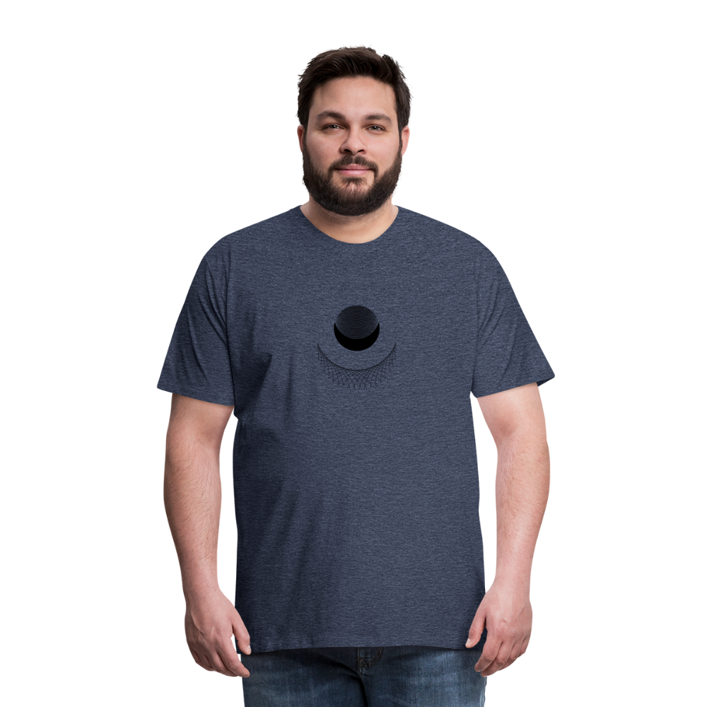 Satellite I Men's Premium T-Shirt - heather blue