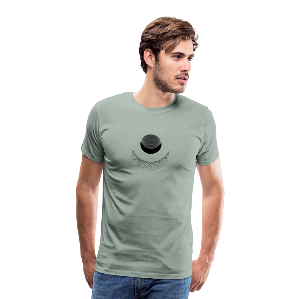 Satellite I Men's Premium T-Shirt - steel green