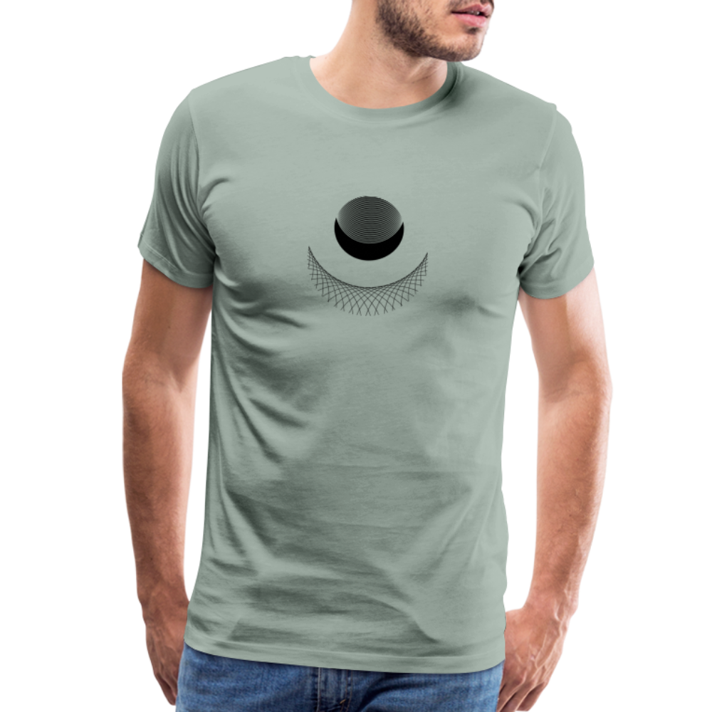 Satellite I Men's Premium T-Shirt - steel green