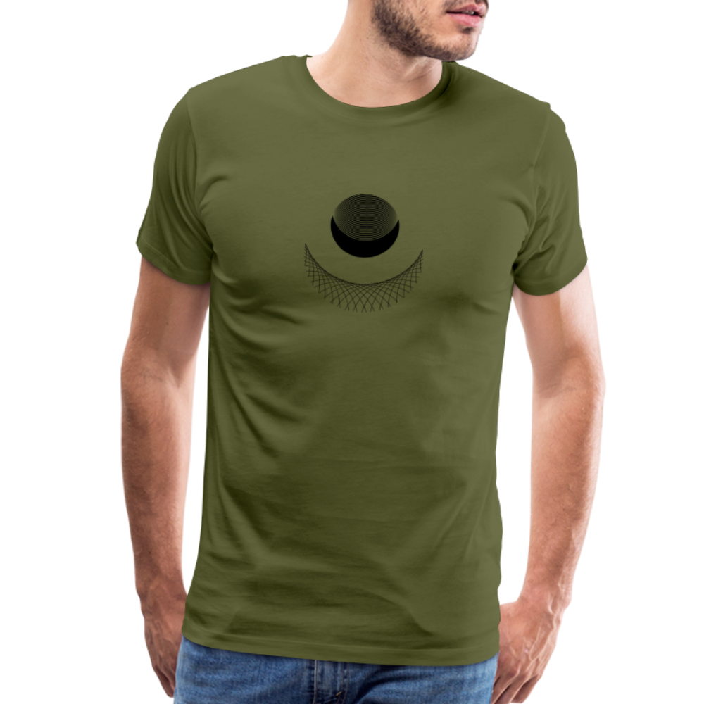 Satellite I Men's Premium T-Shirt - olive green