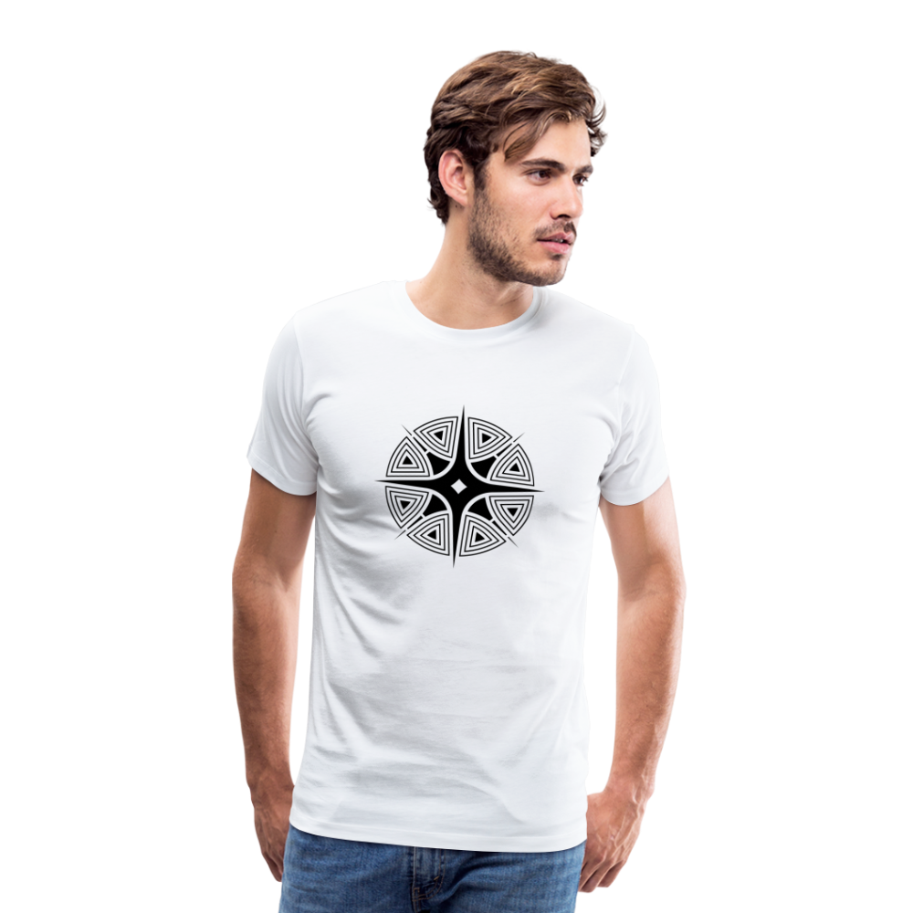 Star Shine Men's Premium T-Shirt - white