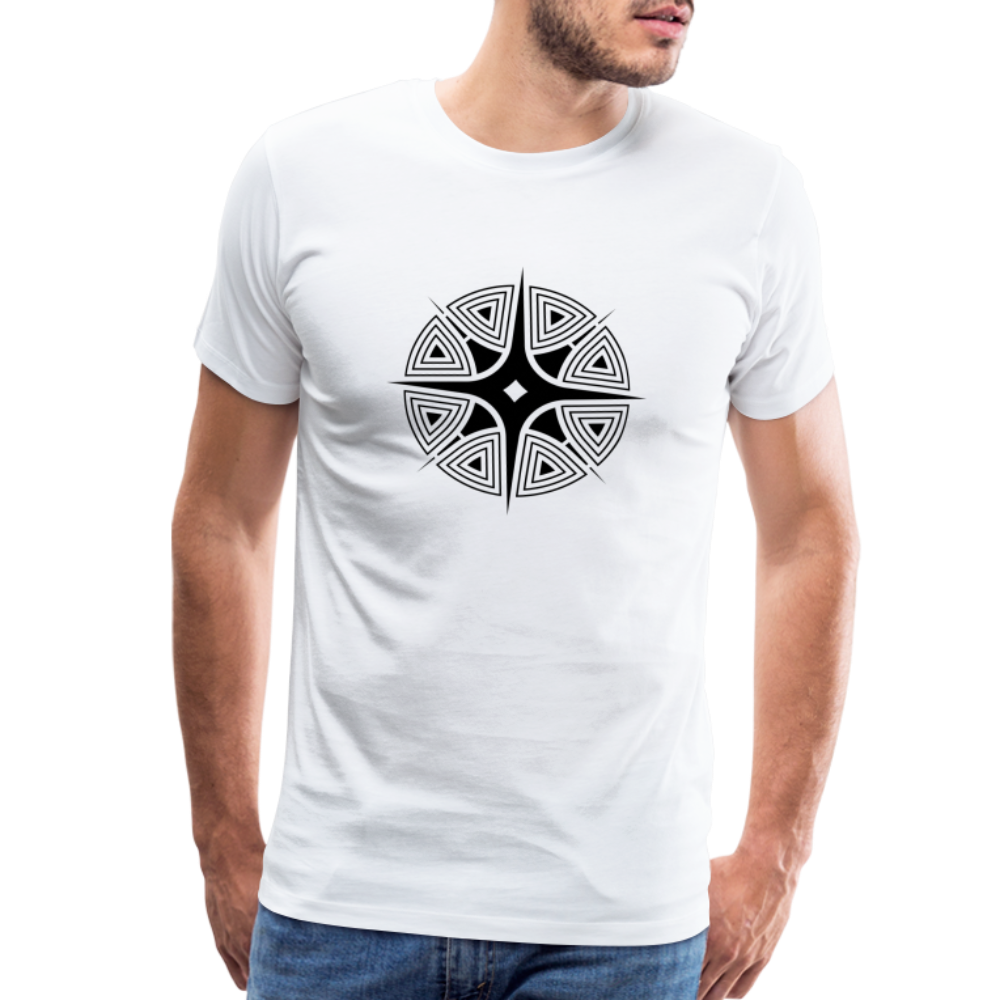 Star Shine Men's Premium T-Shirt - white