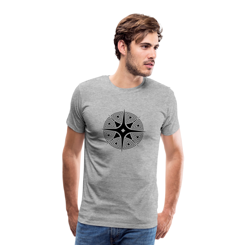 Star Shine Men's Premium T-Shirt - heather gray