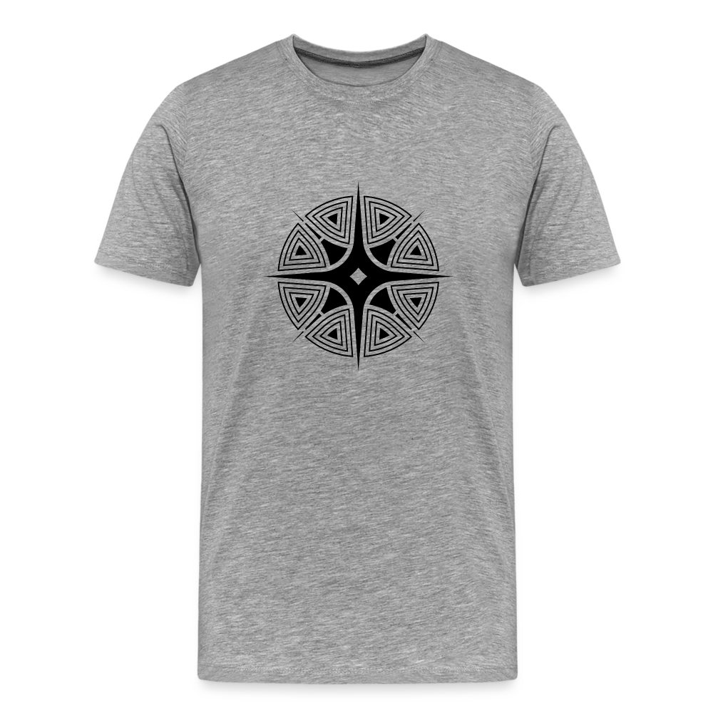 Star Shine Men's Premium T-Shirt - heather gray