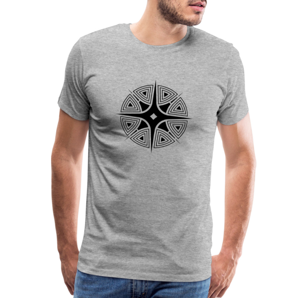 Star Shine Men's Premium T-Shirt - heather gray