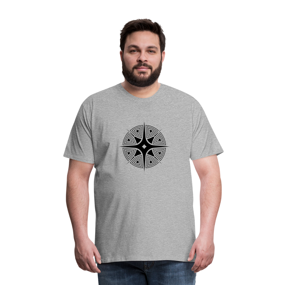 Star Shine Men's Premium T-Shirt - heather gray