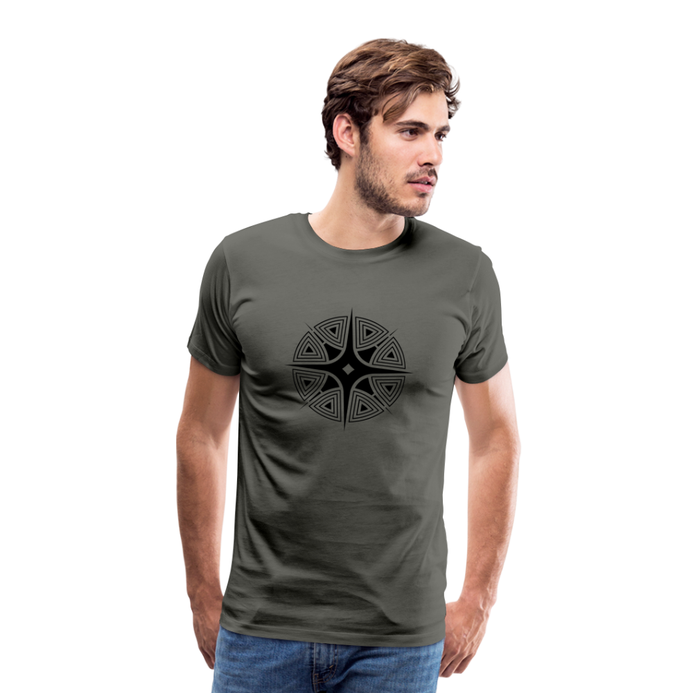 Star Shine Men's Premium T-Shirt - asphalt gray