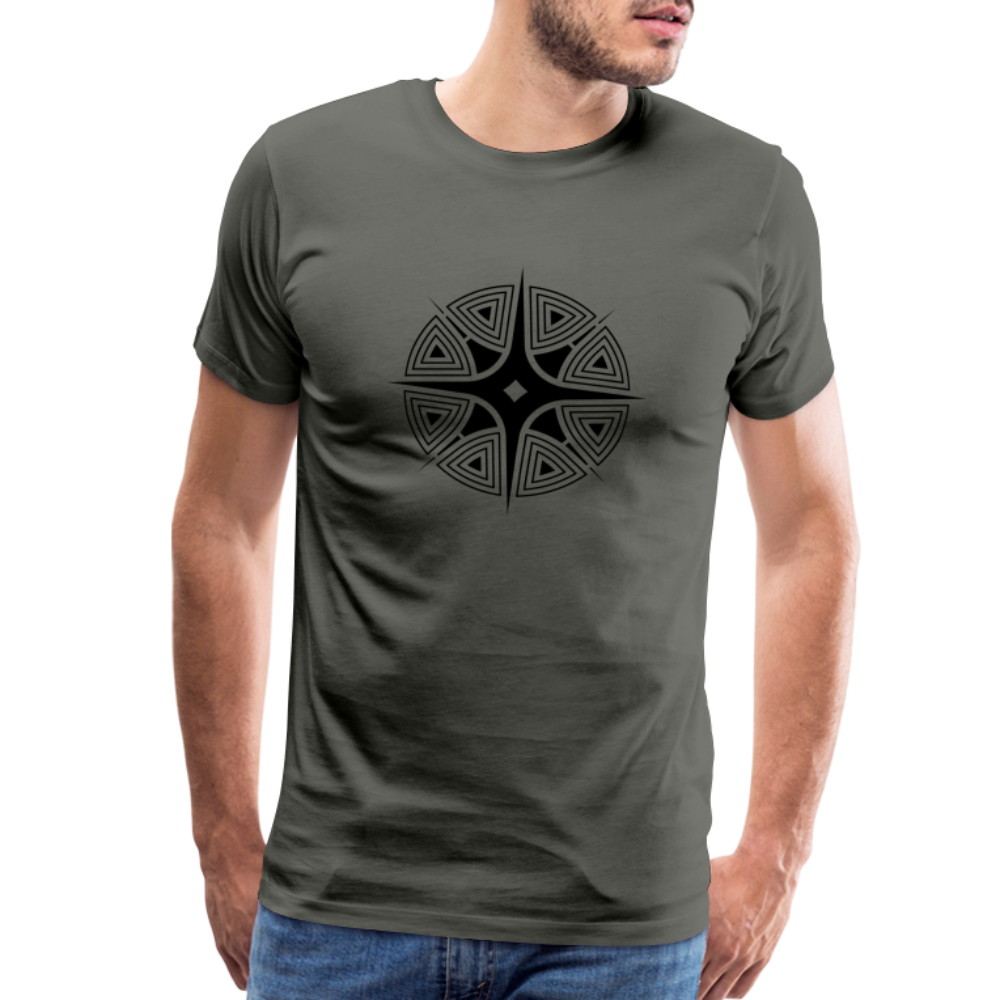 Star Shine Men's Premium T-Shirt - asphalt gray