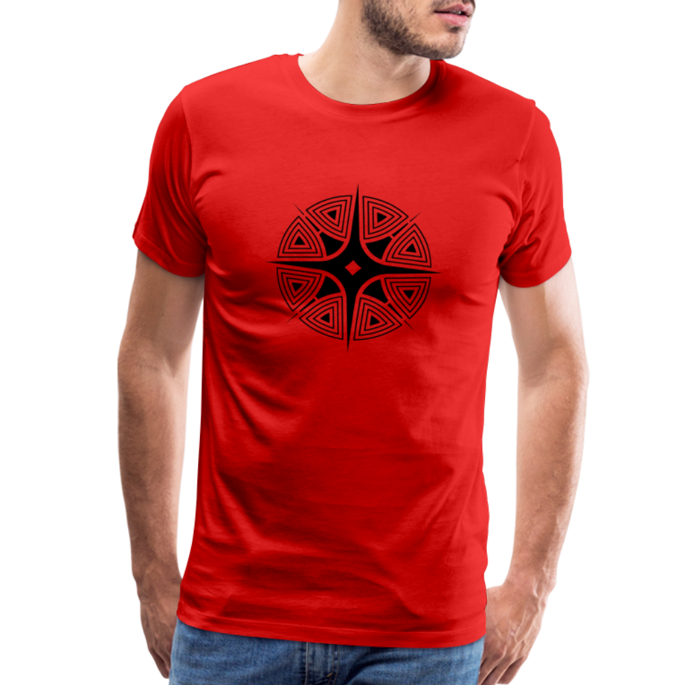 Star Shine Men's Premium T-Shirt - red