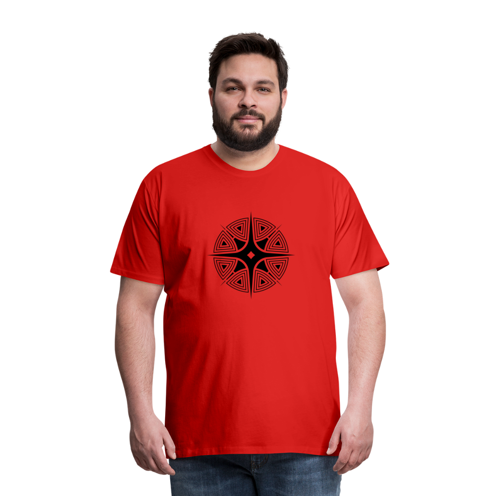 Star Shine Men's Premium T-Shirt - red