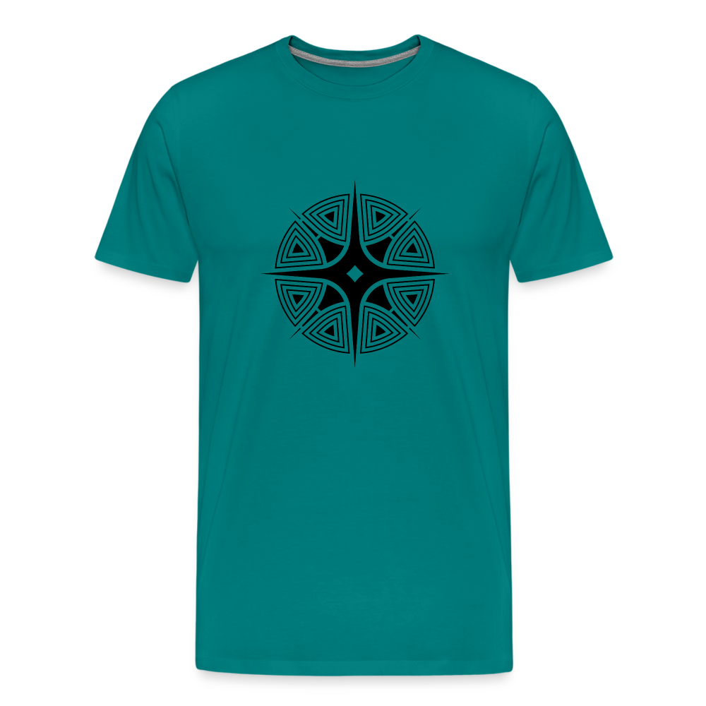 Star Shine Men's Premium T-Shirt - teal