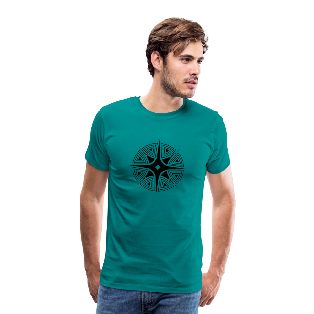 Star Shine Men's Premium T-Shirt - teal