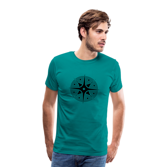 Star Shine Men's Premium T-Shirt - teal