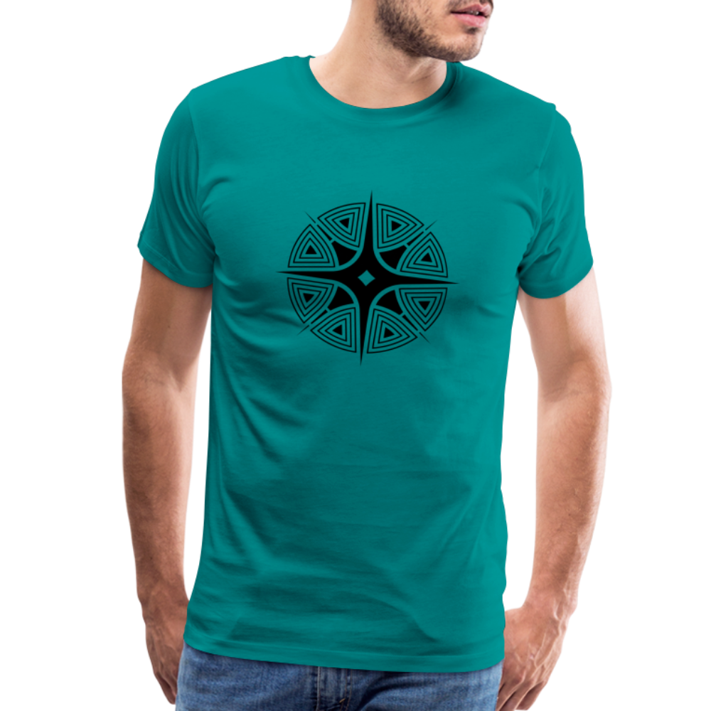 Star Shine Men's Premium T-Shirt - teal