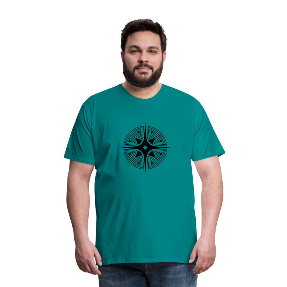 Star Shine Men's Premium T-Shirt - teal