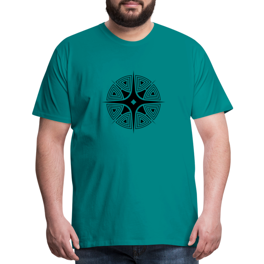 Star Shine Men's Premium T-Shirt - teal