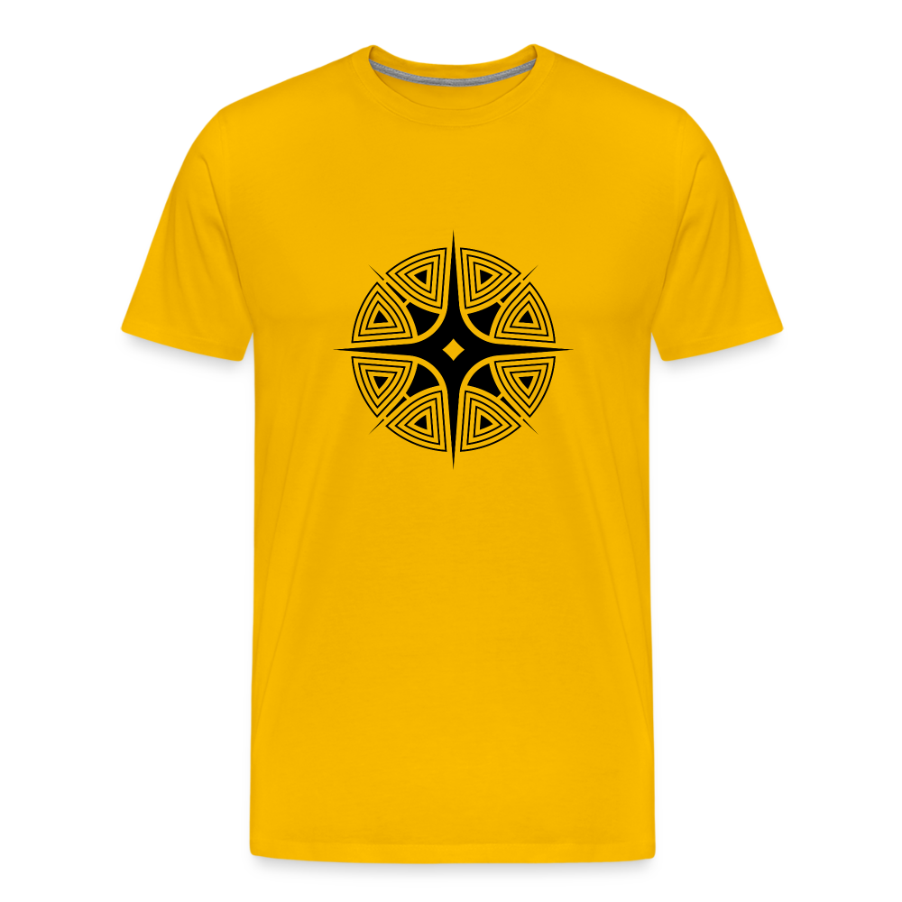 Star Shine Men's Premium T-Shirt - sun yellow