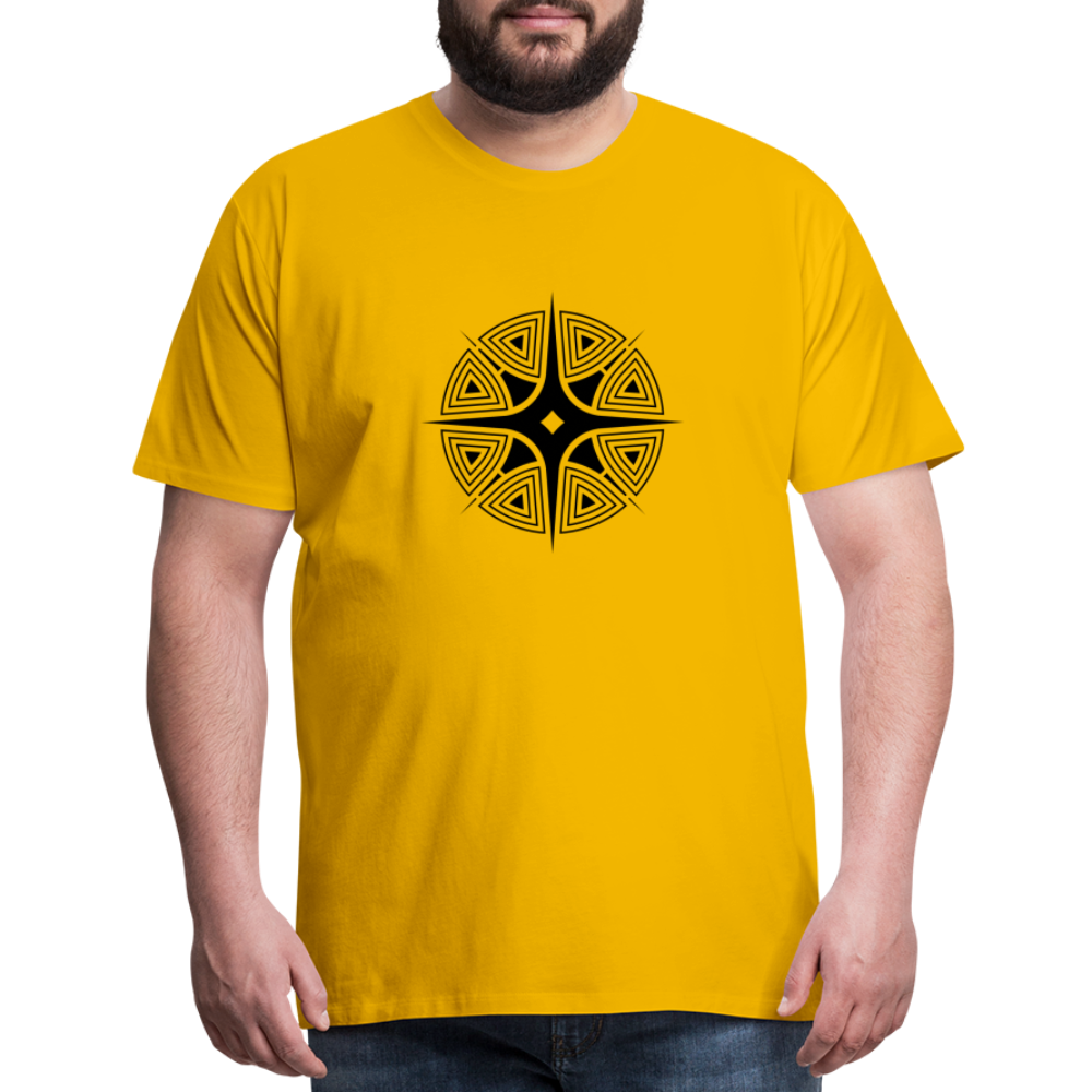 Star Shine Men's Premium T-Shirt - sun yellow