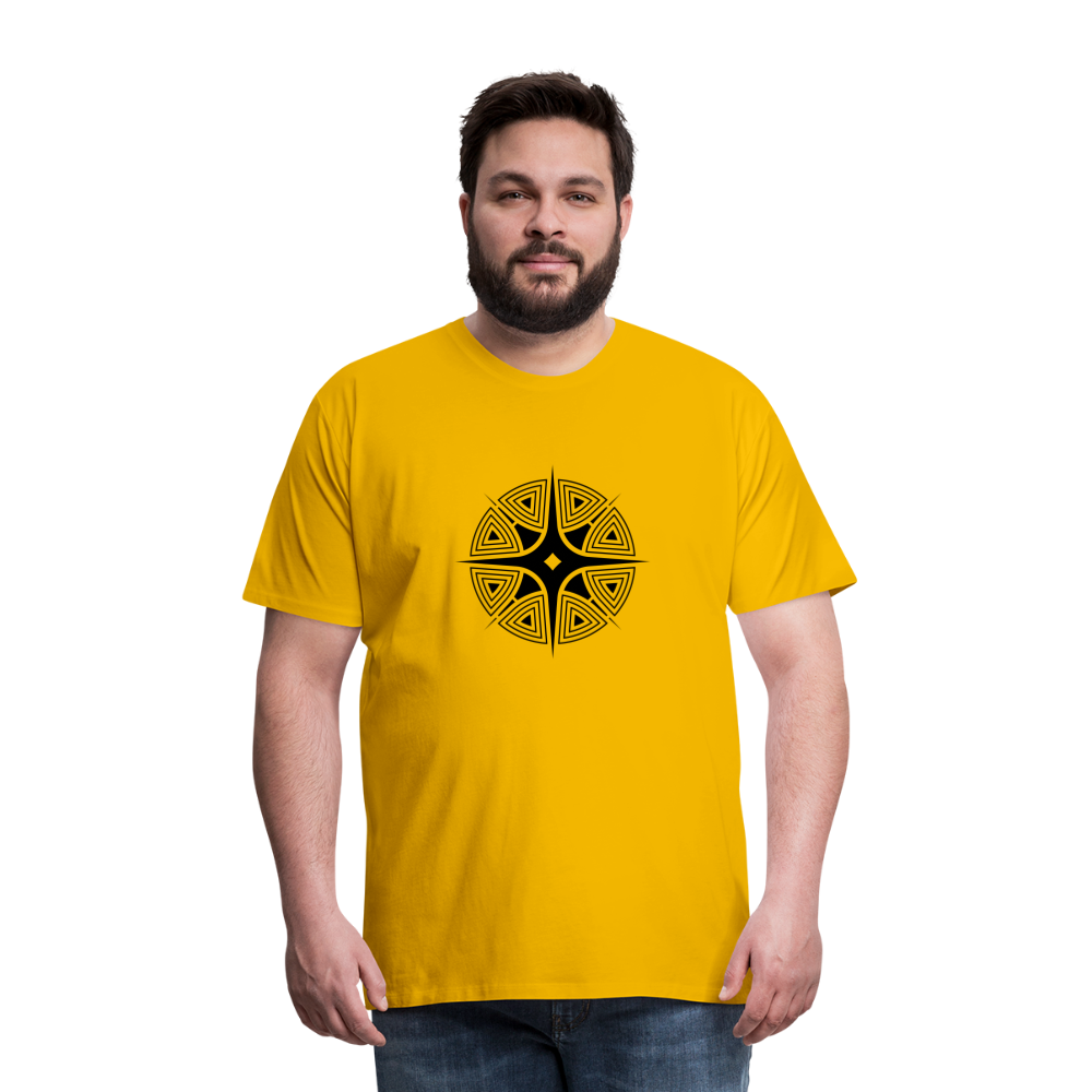 Star Shine Men's Premium T-Shirt - sun yellow