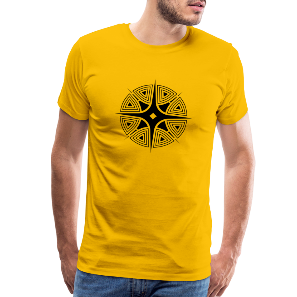 Star Shine Men's Premium T-Shirt - sun yellow