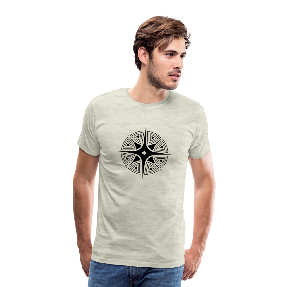 Star Shine Men's Premium T-Shirt - heather oatmeal