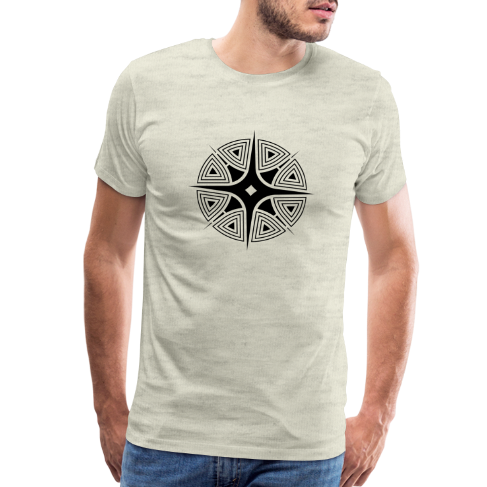 Star Shine Men's Premium T-Shirt - heather oatmeal