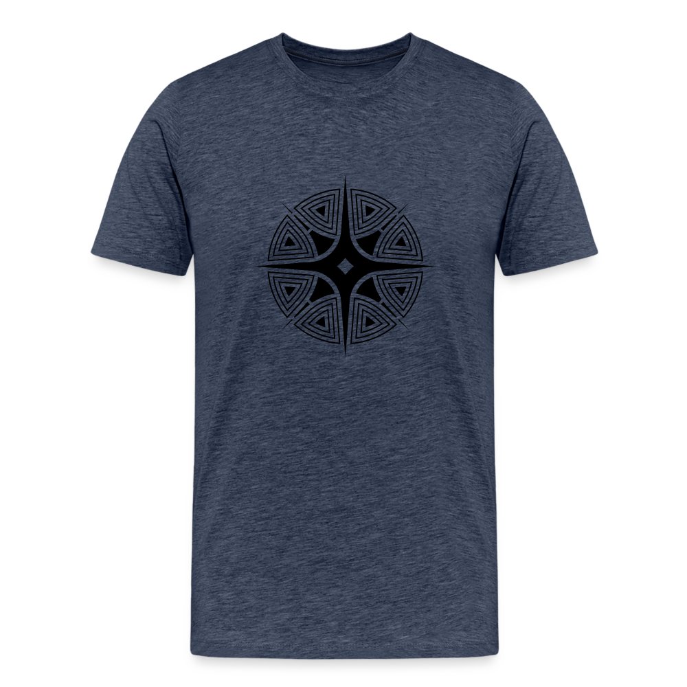 Star Shine Men's Premium T-Shirt - heather blue