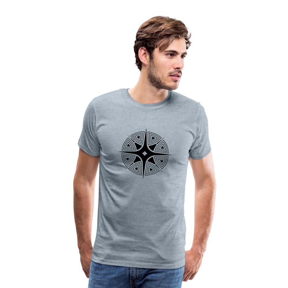 Star Shine Men's Premium T-Shirt - heather ice blue