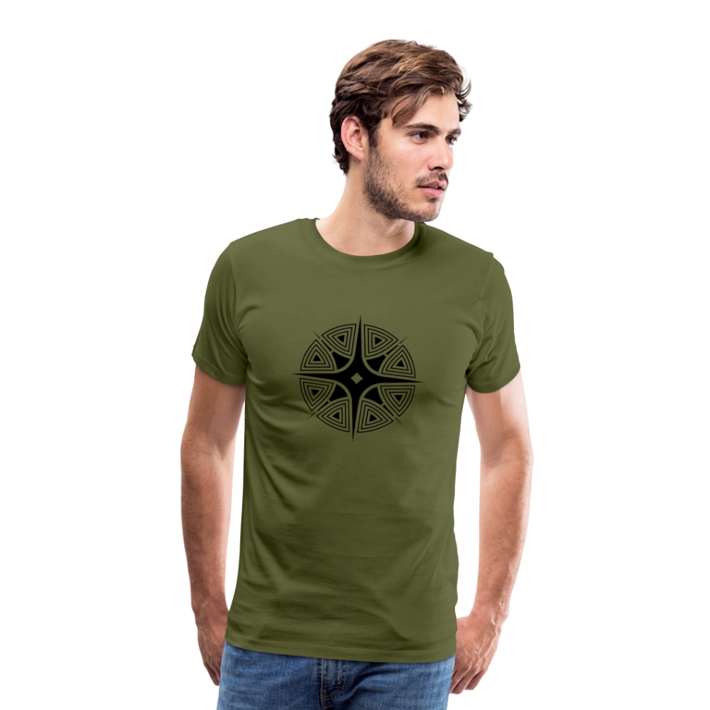 Star Shine Men's Premium T-Shirt - olive green