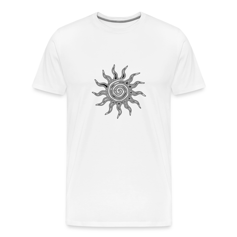 Sunrise Men's Premium T-Shirt - white