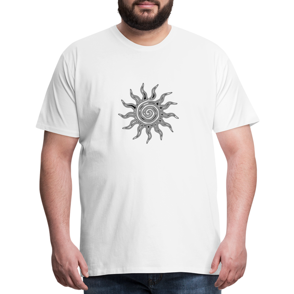 Sunrise Men's Premium T-Shirt - white