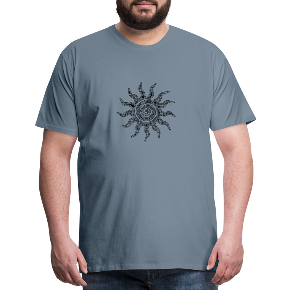 Sunrise Men's Premium T-Shirt - steel blue