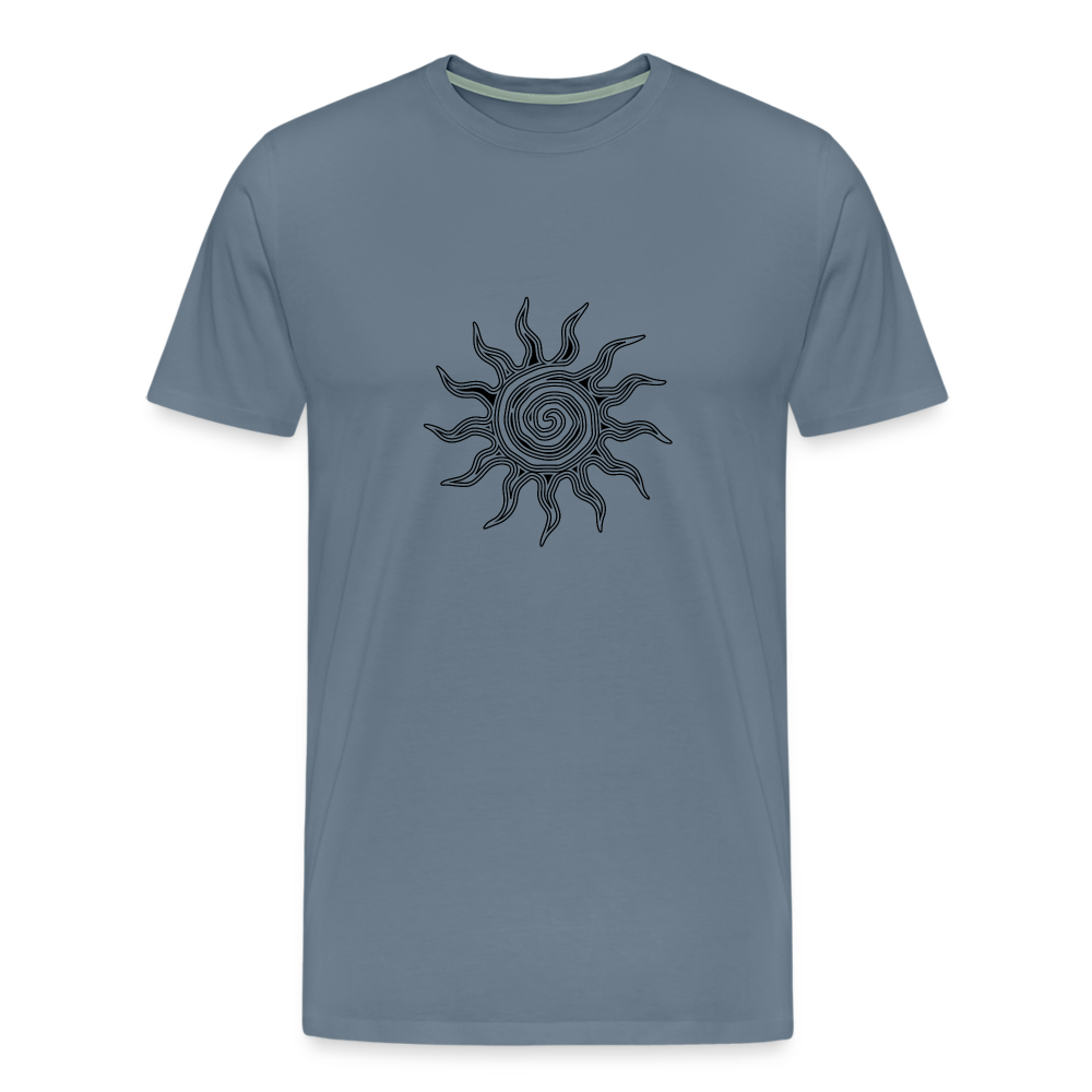 Sunrise Men's Premium T-Shirt - steel blue