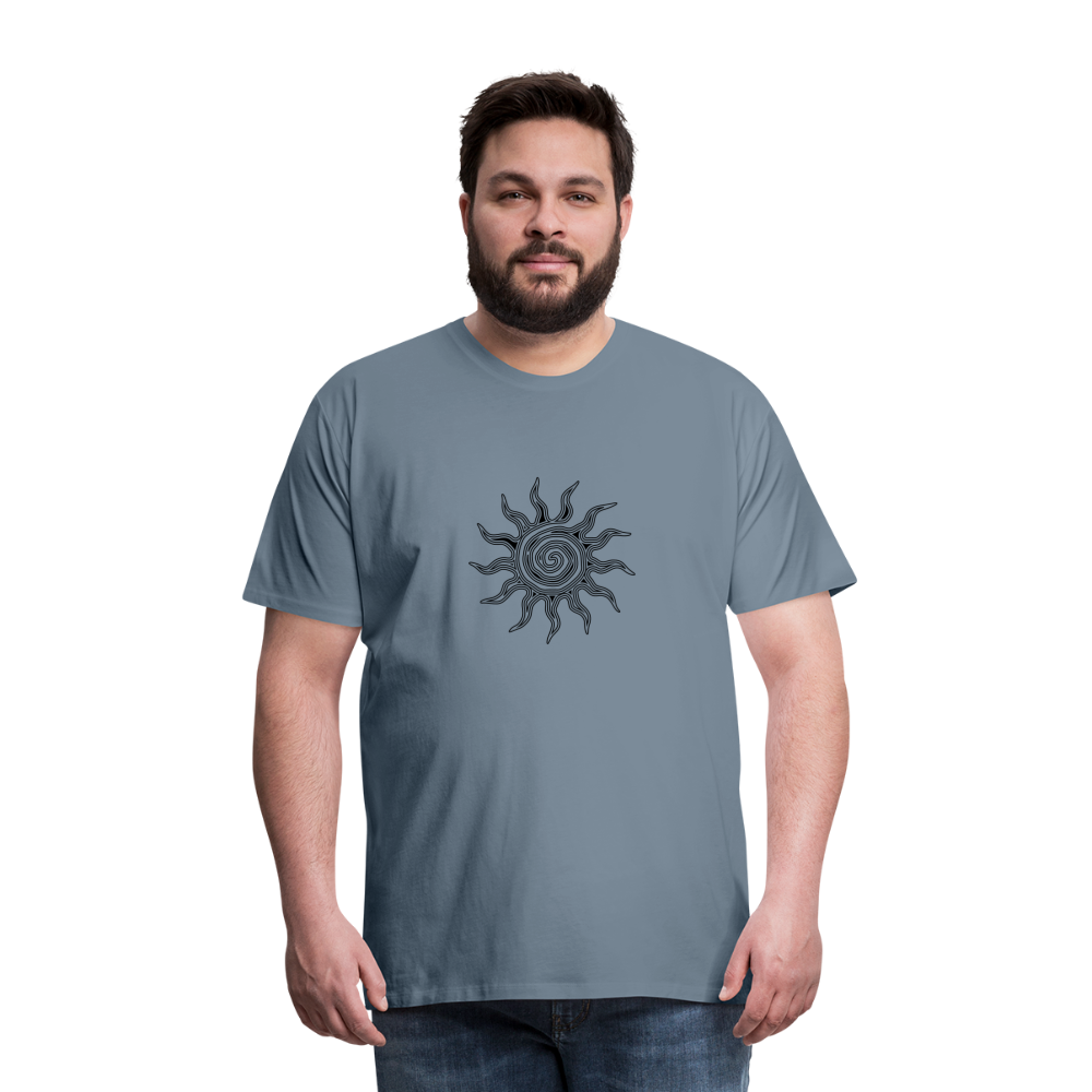 Sunrise Men's Premium T-Shirt - steel blue