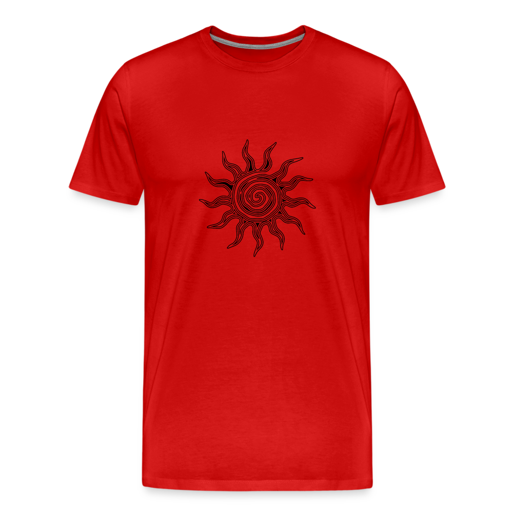 Sunrise Men's Premium T-Shirt - red