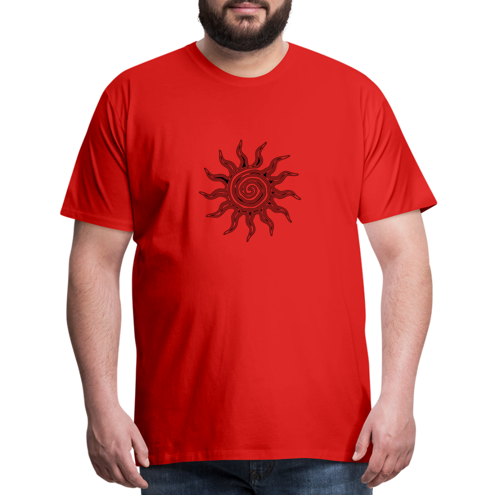 Sunrise Men's Premium T-Shirt - red