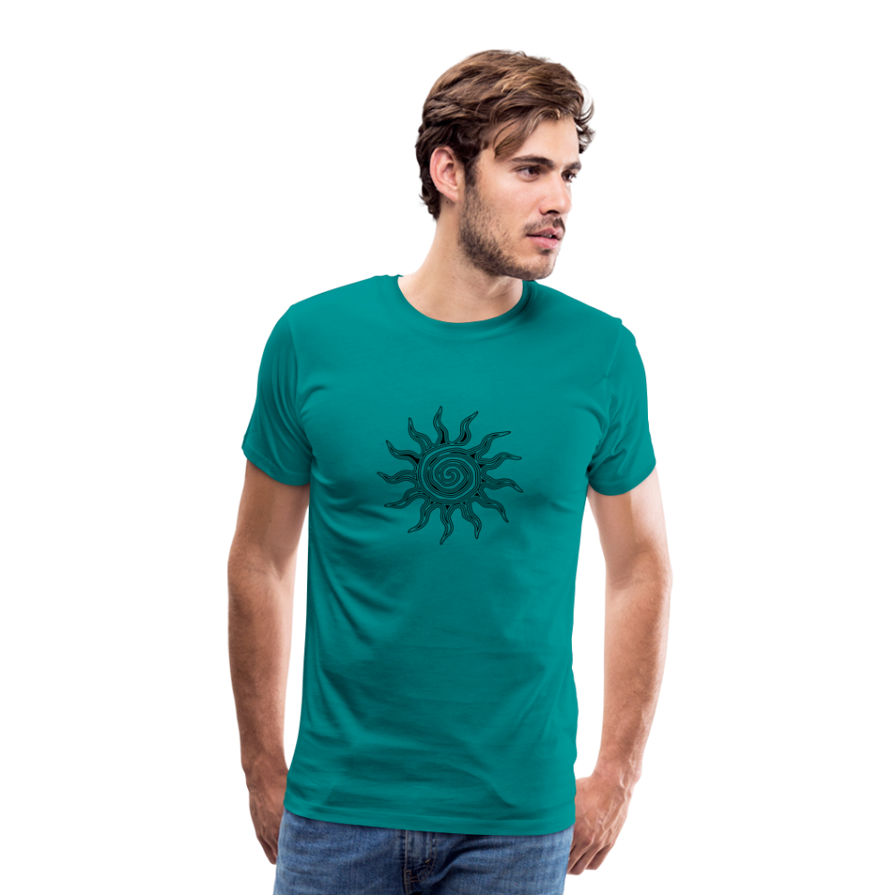 Sunrise Men's Premium T-Shirt - teal