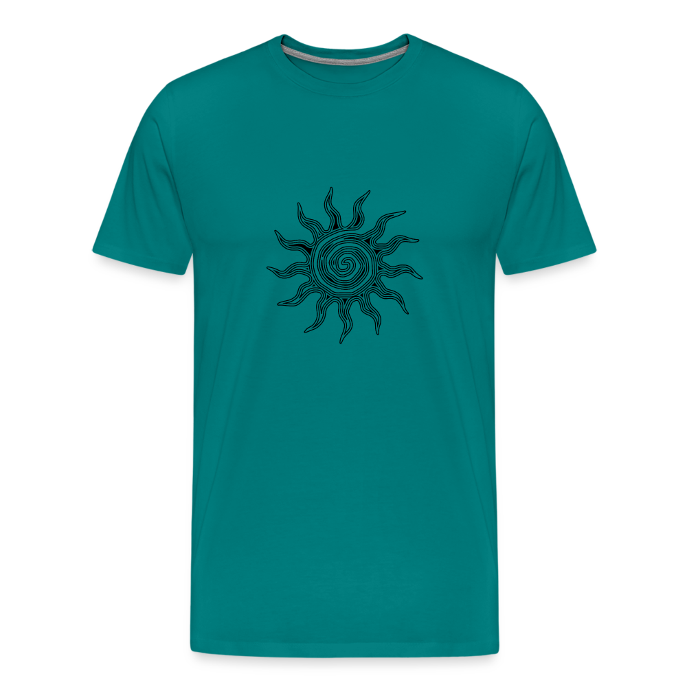 Sunrise Men's Premium T-Shirt - teal